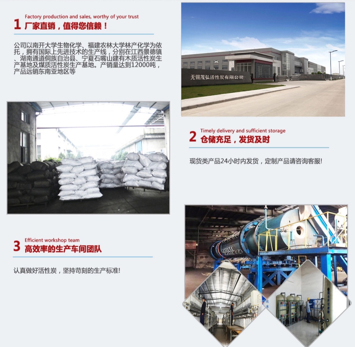 活性炭工厂与实验室